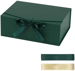 Gift Box,8x8x4 Gift Boxes with Lids for Presents,Green Magnetic Gift Box for Wrapping,Birthday, Wedding, Bridesmaid Proposal, Christmas,Includes Ribbon,Card Gift Box,8x8x4 Gift Boxes with Lids for Presents,Green Magnetic Gift Box for Wrapping,Birthday, Wedding, Bridesmaid Proposal, Christmas,Includes Ribbon,Card