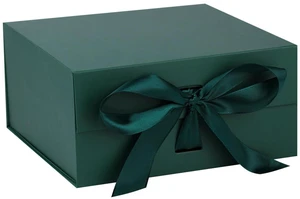 Small Gift Box,6x6x3 Inches Green Gift Boxes with Lids for Presents with Magnetic Closure and Ribbon for Wedding,Birthday Small Gift Box,6x6x3 Inches Green Gift Boxes with Lids for Presents with Magnetic Closure and Ribbon for Wedding,Birthday