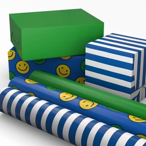 Image Arts Birthday Wrapping Paper Mini Rolls, 3-Pack (Stripes, Green) | Mini rolls are perfect for easy storage, 27 Sq. Ft. Total, Ideal for Graduations, Father's Day, Easter, Any Occasion Image Arts Birthday Wrapping Paper Mini Rolls, 3-Pack (Stripes, Green) | Mini rolls are perfect for easy storage, 27 Sq. Ft. Total, Ideal for Graduations, Father's Day, Easter, Any Occasion