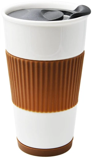 Gentle Ceramic Double Wall Insulated Travel Coffee Cup, 10oz, Coffee | Slider Lid, Silicone Sleeve & Built-In Coaster, Drip-Free, Non-Slip, No Sound, On-The-Go, Microwave-Safe & Dishwash-Safe Gentle Ceramic Double Wall Insulated Travel Coffee Cup, 10oz, Coffee | Slider Lid, Silicone Sleeve & Built-In Coaster, Drip-Free, Non-Slip, No Sound, On-The-Go, Microwave-Safe & Dishwash-Safe
