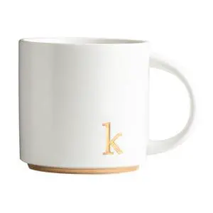 Ceramic Coffee Mug, 15 oz Monogram Cup with Gift Box(K) | Dishwasher Safe, Engraved Gold Letter , Personalized Housewarming Birthday Present, Christmas Thanksgiving Mothers Day Gifts Ceramic Coffee Mug, 15 oz Monogram Cup with Gift Box(K) | Dishwasher Safe, Engraved Gold Letter , Personalized Housewarming Birthday Present, Christmas Thanksgiving Mothers Day Gifts