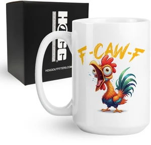 Fcawf Coffee Mug, F Awk F Mug, Funny Coffee Cups for Men, Rooster Gifts for Men, Chicken Cup, Gifts for Chicken Lovers, Hidden Message, Adult Humor, White Elephant, 15oz Ceramic Novelty Drinkware Fcawf Coffee Mug, F Awk F Mug, Funny Coffee Cups for Men, Rooster Gifts for Men, Chicken Cup, Gifts for Chicken Lovers, Hidden Message, Adult Humor, White Elephant, 15oz Ceramic Novelty Drinkware