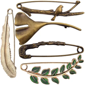 5pcs 5 Styles Extra Large Safety Pins Vintage Alloy Brooches Safety Pins Heavy Duty Quality Lapel Pins for Scarf Blankets Skirts Kilts Knitted Fabric Crafts 5pcs 5 Styles Extra Large Safety Pins Vintage Alloy Brooches Safety Pins Heavy Duty Quality Lapel Pins for Scarf Blankets Skirts Kilts Knitted Fabric Crafts