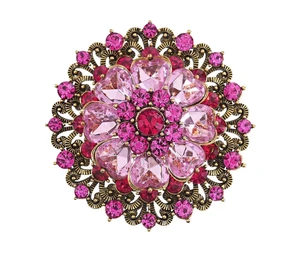 Rhinestone Crystal Flower Brooch Pin Sparkling Large Crystal Sunflower Brooch Vintage Floral Lapel Pins Rhinestone Flower Bouquet Broochs Rose Snowflake Broochs Wedding Bridal Dress Jewelry(Pink) Rhinestone Crystal Flower Brooch Pin Sparkling Large Crystal Sunflower Brooch Vintage Floral Lapel Pins Rhinestone Flower Bouquet Broochs Rose Snowflake Broochs Wedding Bridal Dress Jewelry(Pink)