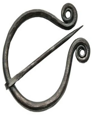 Supplies Medieval Cloak Pin - 4.25 Inch Carbon Steel Celtic Brooch for Cloaks and Shawls, Viking-Style Fastener with Swivel Prong Supplies Medieval Cloak Pin - 4.25 Inch Carbon Steel Celtic Brooch for Cloaks and Shawls, Viking-Style Fastener with Swivel Prong