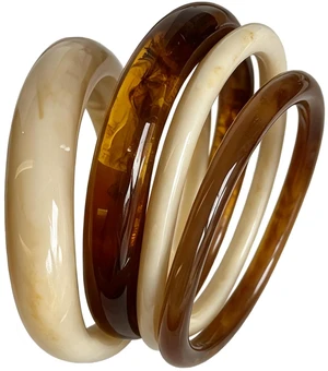 Acrylic Bangles Bracelets For Women, Maillard Lightweight Chunky Resin Bracelets, Premium Fall Winter Boho Jewelry Gift Acrylic Bangles Bracelets For Women, Maillard Lightweight Chunky Resin Bracelets, Premium Fall Winter Boho Jewelry Gift