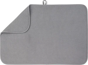 Dish Drying Mat, Drying Matt Kitchen Counter, 17 x 24 Inch, Grey | Thick, Quick Drying Hang Tag, Easy Storage, 3 Ply Microfiber Design Dish Drying Mat, Drying Matt Kitchen Counter, 17 x 24 Inch, Grey | Thick, Quick Drying Hang Tag, Easy Storage, 3 Ply Microfiber Design