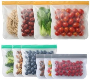 10 Pack Reusable Freezer Bags, Leakproof Reusable Silicone Food Storage Bags BPA Free Contaizers, Snack Sandwich Gallon Bags for Meal Prep, Marinate Meat, Salad Fruit, Veggies, Lunch, Travel, Kitchen 10 Pack Reusable Freezer Bags, Leakproof Reusable Silicone Food Storage Bags BPA Free Contaizers, Snack Sandwich Gallon Bags for Meal Prep, Marinate Meat, Salad Fruit, Veggies, Lunch, Travel, Kitchen