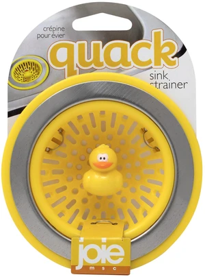 Quack Kitchen Sink Strainer Basket Garbage Disposal Drain Cover, Duck | Fits All Standard Sinks, Keeps Unwanted Food Particles Out Kitchen Sink Drain, Measures 4.5 x 4.5 Quack Kitchen Sink Strainer Basket Garbage Disposal Drain Cover, Duck | Fits All Standard Sinks, Keeps Unwanted Food Particles Out Kitchen Sink Drain, Measures 4.5 x 4.5