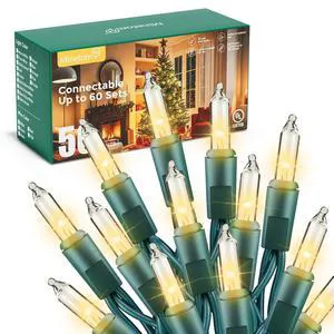 LED Clear Christmas String Lights, 50 Count 10 Feet LED Christmas Lights Bulb, Christmas Decorations Indoor, White Christma Tree Lights for Indoor Outdoor Xmas Wedding Party Festival LED Clear Christmas String Lights, 50 Count 10 Feet LED Christmas Lights Bulb, Christmas Decorations Indoor, White Christma Tree Lights for Indoor Outdoor Xmas Wedding Party Festival