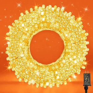 Outside LEDs Warm White LED String Lights 66FT Transparent Wire, Waterproof & Connectable Christmas Tree Lights for Indoor Outdoor Holiday Décor Outside LEDs Warm White LED String Lights 66FT Transparent Wire, Waterproof & Connectable Christmas Tree Lights for Indoor Outdoor Holiday Décor