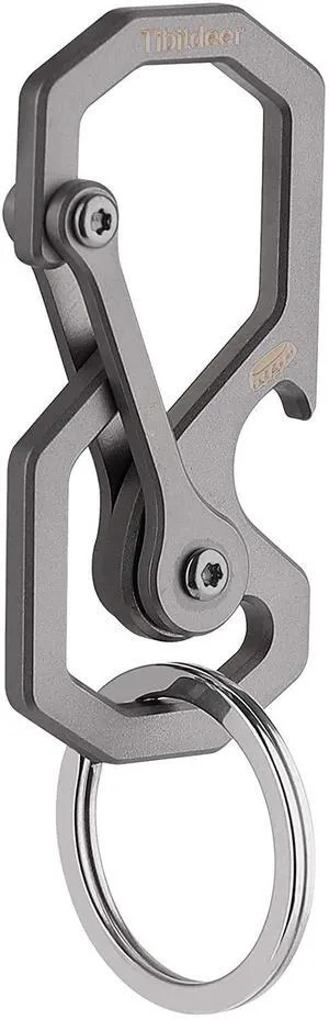 Titanium Keychain for Men & Women - Heavy Duty Carabiner Clip with Bottle Opener, Rust-Free EDC Key Organizer for Car Keys, Outdoor Gear, Camping & Everyday Carry Key Chain Titanium Keychain for Men & Women - Heavy Duty Carabiner Clip with Bottle Opener, Rust-Free EDC Key Organizer for Car Keys, Outdoor Gear, Camping & Everyday Carry Key Chain