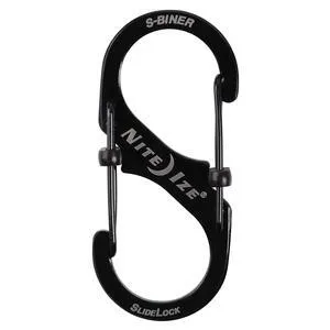 LSB3-01-R6 S-Biner SlideLock Dual Locking Carabiner, Size #3, Stainless LSB3-01-R6 S-Biner SlideLock Dual Locking Carabiner, Size #3, Stainless