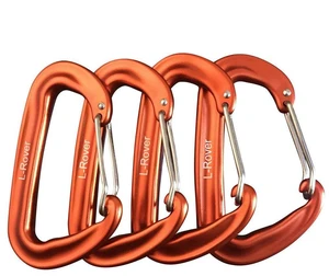 Carabiner,12KN Lightweight Heavy Duty Carabiner Clips,Aluminium Wiregate Caribeaners for Hammocks,Camping, Key Chains, Outdoor and Gym etc,Hiking & Utility Carabiner,12KN Lightweight Heavy Duty Carabiner Clips,Aluminium Wiregate Caribeaners for Hammocks,Camping, Key Chains, Outdoor and Gym etc,Hiking & Utility