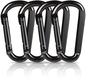 4 PCS Carabiner Clip, 860 Lbs-3" Iron Heavy Duty Carabiner, Multi Purpose D Shaped Spring Hook, Large Carabiners Keychain for Hammocks, Backpacking, Hiking Accessories, Camping or Outdoor Gear 4 PCS Carabiner Clip, 860 Lbs-3" Iron Heavy Duty Carabiner, Multi Purpose D Shaped Spring Hook, Large Carabiners Keychain for Hammocks, Backpacking, Hiking Accessories, Camping or Outdoor Gear