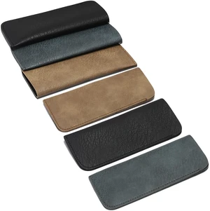 6 Pack Soft Leather Eyeglass Bags Portable Unisex Glasses Pouch Multiple Pens Sleeve Case Classic Color for Business Men Women Teen Student Scholars 6 Pack Soft Leather Eyeglass Bags Portable Unisex Glasses Pouch Multiple Pens Sleeve Case Classic Color for Business Men Women Teen Student Scholars