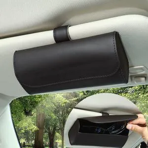 Sunglasses Holder for Car Sun Visor, Auto Eyeglasses Protective Storage Case, Vehicle Visor Accessories Organizer Box Sunglasses Holder for Car Sun Visor, Auto Eyeglasses Protective Storage Case, Vehicle Visor Accessories Organizer Box
