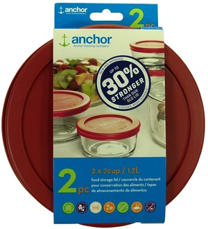 30% Stronger Replacement Lid 2 x 7 Cup / 1.7 L / 1.75 qt, Red, Round, Improved 30% Stronger Replacement Lid 2 x 7 Cup / 1.7 L / 1.75 qt, Red, Round, Improved