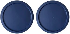 Replacement Lids for Pyrex 4-Cup Glass Food Storage Container Bowls, 6-Inch Plastic Round Lids Covers fits Pyrex 7201-PC, Airtight & Leakproof (2-Pack, Blue) Replacement Lids for Pyrex 4-Cup Glass Food Storage Container Bowls, 6-Inch Plastic Round Lids Covers fits Pyrex 7201-PC, Airtight & Leakproof (2-Pack, Blue)