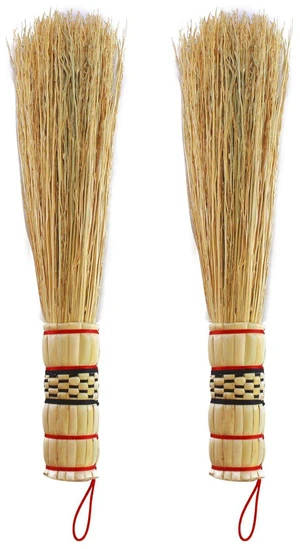 2-piece Set of Natural Long Handled Sorghum Pot Brush, Dishwasher Brush, Kitchen Cleaning Brush, Long Brush Head Suitable for Cleaning Flat Bottomed Pans, pots, Kitchen Sinks, and Vegetable Boards 2-piece Set of Natural Long Handled Sorghum Pot Brush, Dishwasher Brush, Kitchen Cleaning Brush, Long Brush Head Suitable for Cleaning Flat Bottomed Pans, pots, Kitchen Sinks, and Vegetable Boards