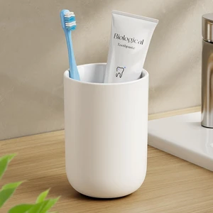 13oz Bathroom Tumbler 1PC, Unbreakable Plastic Cup,White | Unbreakable 380ml plastic bathroom tumbler with non-slip grip. Durable, reusable toothbrush cup for home and travel 13oz Bathroom Tumbler 1PC, Unbreakable Plastic Cup,White | Unbreakable 380ml plastic bathroom tumbler with non-slip grip. Durable, reusable toothbrush cup for home and travel