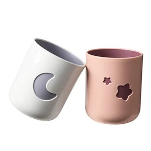 Moon&Stars Couple Toothbrush Cup 2Pcs,13.5ozTwo-Color Thickened Drinking Mug,Exquisite Toothbrush Holder (Moon&Stars) Moon&Stars Couple Toothbrush Cup 2Pcs,13.5ozTwo-Color Thickened Drinking Mug,Exquisite Toothbrush Holder (Moon&Stars)