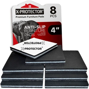 Non Slip Furniture Pads - 8 PCS 4" - Premium Furniture Grippers | Rubber Feet Hardwood Floor Protectors for Furniture Legs - Couch Stoppers - Keep Your Furniture in Place Forever! Non Slip Furniture Pads - 8 PCS 4" - Premium Furniture Grippers | Rubber Feet Hardwood Floor Protectors for Furniture Legs - Couch Stoppers - Keep Your Furniture in Place Forever!