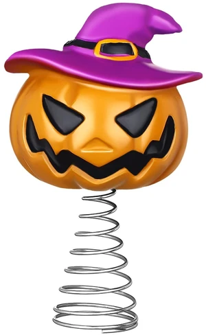 4 Inch Halloween Tree Decorations Mini Pumpkin Tree Topper | Jack O Lantern Pumpkin Decor, Halloween Ornaments with Spring Base, Tabletop Displays, Haunted House and Party indoor Decor 4 Inch Halloween Tree Decorations Mini Pumpkin Tree Topper | Jack O Lantern Pumpkin Decor, Halloween Ornaments with Spring Base, Tabletop Displays, Haunted House and Party indoor Decor