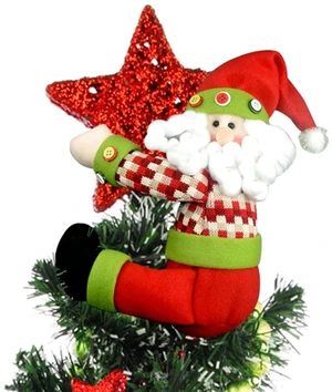 Christmas Tree Topper Santa Claus,Unique Holiday Xmas Decorations Funny Home Decor Christmas Tree Topper Santa Claus,Unique Holiday Xmas Decorations Funny Home Decor