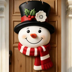 Christmas Snowman Wooden Hanging Sign Snowman Door Wreath Cute | Christmas Door Welcome Decoration, Farmhouse Rustic Wreath, Xmas Party Indoor Outdoor Home Wall Window Front Door Decor Christmas Snowman Wooden Hanging Sign Snowman Door Wreath Cute | Christmas Door Welcome Decoration, Farmhouse Rustic Wreath, Xmas Party Indoor Outdoor Home Wall Window Front Door Decor
