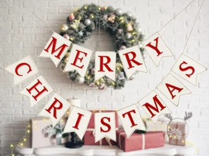 Christmas Burlap Banner Felt Merry Christmas Banner Pre-Assembled White Red Xmas Bunting Garland Celebration Hanging Decorations for Christmas Party Supplies Home Decoration Christmas Burlap Banner Felt Merry Christmas Banner Pre-Assembled White Red Xmas Bunting Garland Celebration Hanging Decorations for Christmas Party Supplies Home Decoration