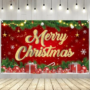 Large Merry Christmas Banner 72x44 Inch Christmas Backdrop for Party Decorations, Family Gatherings, Photo Shoots and Holiday Decor for Kids Party-Christmas Wall Banner Large Merry Christmas Banner 72x44 Inch Christmas Backdrop for Party Decorations, Family Gatherings, Photo Shoots and Holiday Decor for Kids Party-Christmas Wall Banner