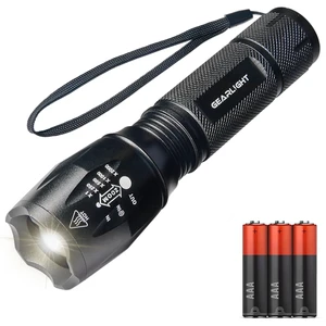 LED Flashlight Bright, Zoomable Tactical Flashlights with High Lumens and 5 Modes for Emergency and Outdoor Use -Camping Accessories -S1000 - S1000-1 Pack, (Batteries Included) LED Flashlight Bright, Zoomable Tactical Flashlights with High Lumens and 5 Modes for Emergency and Outdoor Use -Camping Accessories -S1000 - S1000-1 Pack, (Batteries Included)