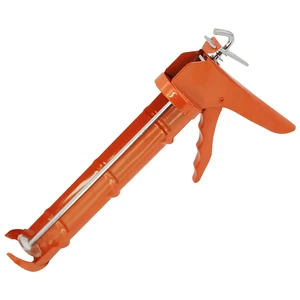 Caulking Silicone Gun with 10:1 Thrust Ratio, No Drip Performance Hand Caulk Gun with Comfort Grip, Ideal for Acrylic, Latex and Silicone Caulk in Improvement Projects like Tiles, Window Joints Caulking Silicone Gun with 10:1 Thrust Ratio, No Drip Performance Hand Caulk Gun with Comfort Grip, Ideal for Acrylic, Latex and Silicone Caulk in Improvement Projects like Tiles, Window Joints