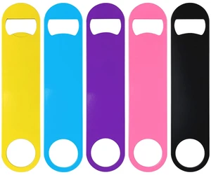 5 Pack Stainless Steel Colorful Beer Bottle Opener Set, 7 Inch, Large Colorful Design, 5 Pack Stainless Steel Colorful Beer Bottle Opener Set, 7 Inch, Large Colorful Design,
