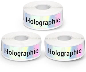 D30 Label Tape, 3 Rolls 0.47"x1.57" Holographic Waterproof Thermal Labels, Oil Proof & Tear Resistant Sticker Refill for D30/D30S/A30 Label Maker, 160 Labels/Roll for Home Kitchen Organization D30 Label Tape, 3 Rolls 0.47"x1.57" Holographic Waterproof Thermal Labels, Oil Proof & Tear Resistant Sticker Refill for D30/D30S/A30 Label Maker, 160 Labels/Roll for Home Kitchen Organization