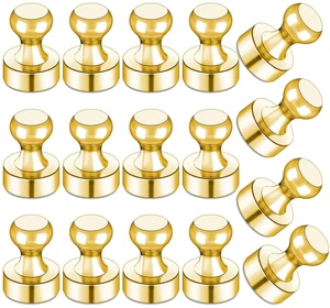 Fridge Magnets 16 Pack Magnet Refrigerator Locker Whiteboard Gold | Magnetic Accessories Strong Small For White Board Cute Decor Cruise Door Classroom Decorative Calendar Neodymium Rare Earth Fridge Magnets 16 Pack Magnet Refrigerator Locker Whiteboard Gold | Magnetic Accessories Strong Small For White Board Cute Decor Cruise Door Classroom Decorative Calendar Neodymium Rare Earth