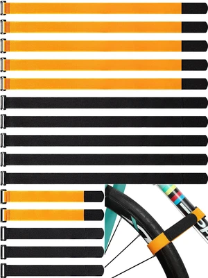 15 Pieces Adjustable Bike Straps Reusable Bike Rack Straps Cinch Replacement Wheel Stabilizer Accessories for Transporting, 1 x 23.6 Inch, 1 x 11.8 Inch 15 Pieces Adjustable Bike Straps Reusable Bike Rack Straps Cinch Replacement Wheel Stabilizer Accessories for Transporting, 1 x 23.6 Inch, 1 x 11.8 Inch