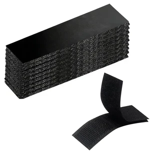 20 PCS Car Mat Fixing Stickers, Nylon Multifunctional Carpet Hook & Loop Fastener, Anti-slip Non-shedding Foot Pad Grip, Self-adhesive Cuttable Retainer Hook for Car & Home (Black) 20 PCS Car Mat Fixing Stickers, Nylon Multifunctional Carpet Hook & Loop Fastener, Anti-slip Non-shedding Foot Pad Grip, Self-adhesive Cuttable Retainer Hook for Car & Home (Black)