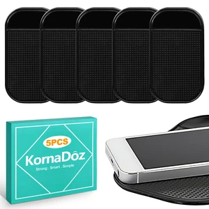 5 Pcs Anti-Slip Car Dashboard Sticky Pad, Reusable & Washable Gel Grip Mat for Holding Phone, Keys, Sunglasses, Multi-Functional Interior Dash Accessories 5 Pcs Anti-Slip Car Dashboard Sticky Pad, Reusable & Washable Gel Grip Mat for Holding Phone, Keys, Sunglasses, Multi-Functional Interior Dash Accessories