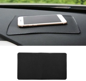 Car Dashboard Anti-Slip Silicone Pad, 10'' x 6'' Sticky Adhesive Mat | Black Grid Sticky Grasping Pad, Multifunctional Car Dash Gripping Mat for Phones, Keys, Sunglasses, Coin, Electronic Devices Car Dashboard Anti-Slip Silicone Pad, 10'' x 6'' Sticky Adhesive Mat | Black Grid Sticky Grasping Pad, Multifunctional Car Dash Gripping Mat for Phones, Keys, Sunglasses, Coin, Electronic Devices