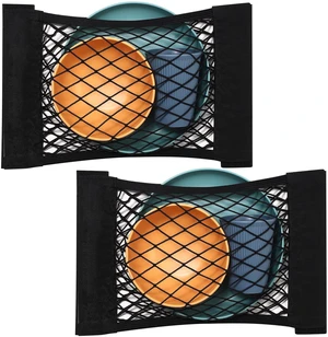 Car Cargo Net, Elastic Mesh Storage Organizer, 9.8'' X 15.7'' | Stretchable Mesh, Multi-Surface Adhesive & Hook Mount, Space-Saving Storage for Trunk, SUV & RV Car Cargo Net, Elastic Mesh Storage Organizer, 9.8'' X 15.7'' | Stretchable Mesh, Multi-Surface Adhesive & Hook Mount, Space-Saving Storage for Trunk, SUV & RV