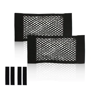 2pcs Cargo Net Car Storage Net - Stretchable Mesh Pocket Net Magic Tape Universal Mesh Car Accessories Interior Organizer (S) 2pcs Cargo Net Car Storage Net - Stretchable Mesh Pocket Net Magic Tape Universal Mesh Car Accessories Interior Organizer (S)