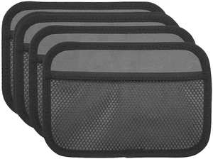 4-Piece Car Organizer Net Pocket, Side Pocket Holder, Phone Sunglasses Storage - 8"x5.75" 4-Piece Car Organizer Net Pocket, Side Pocket Holder, Phone Sunglasses Storage - 8"x5.75"