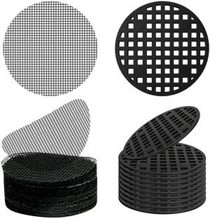 60 Mesh Screen for Planter Pots, Plant Drainage Insert, Pot Grid Mats Pads | 50PCS Mesh Screens + 10PCS Pot Bottom Grid Mats, Breathable Reusable Flower Pot Hole Pads For Indoor Outdoor Planters 60 Mesh Screen for Planter Pots, Plant Drainage Insert, Pot Grid Mats Pads | 50PCS Mesh Screens + 10PCS Pot Bottom Grid Mats, Breathable Reusable Flower Pot Hole Pads For Indoor Outdoor Planters