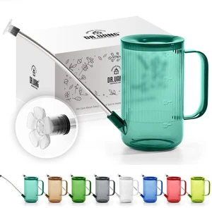 Small Watering Can Indoor Plants with Long Spout (1L, Emerald) | Narrow Nozzle Prevents Spillages Compact Size Fits Desk Gardens Ergonomic Grip for Steady Pour Vintage Translucent Vibe Decor Small Watering Can Indoor Plants with Long Spout (1L, Emerald) | Narrow Nozzle Prevents Spillages Compact Size Fits Desk Gardens Ergonomic Grip for Steady Pour Vintage Translucent Vibe Decor