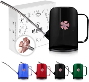 Watering Can Indoor for House Plants Small Watering cans with Long Spout Flower Model Sprinkler Head 1.2L (Black Coffee, 1.2L) Watering Can Indoor for House Plants Small Watering cans with Long Spout Flower Model Sprinkler Head 1.2L (Black Coffee, 1.2L)