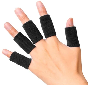 Finger Sleeves 5Pack Sport Finger Brace Protector Compression Sleeve | Breathable elastic finger tape, thumb splint brace for arthritis, triggger finger and compression aid for sports Finger Sleeves 5Pack Sport Finger Brace Protector Compression Sleeve | Breathable elastic finger tape, thumb splint brace for arthritis, triggger finger and compression aid for sports
