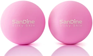 Lacrosse Massage Balls for Deep Tissue Massage - Release Tension Relieve Muscle Soreness Improve Flexibility - Ideal for Myofascial Release Trigger Point Therapy - 2Pack Yoga Balls by Sandine (Pink) Lacrosse Massage Balls for Deep Tissue Massage - Release Tension Relieve Muscle Soreness Improve Flexibility - Ideal for Myofascial Release Trigger Point Therapy - 2Pack Yoga Balls by Sandine (Pink)