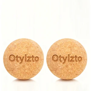 2Pcs Massage Lacrosse Balls Natura Cork for Myofascial Release | Trigger Point Therapy, Muscle Knots, and Yoga Deep Tissu Therapy 2Pcs Massage Lacrosse Balls Natura Cork for Myofascial Release | Trigger Point Therapy, Muscle Knots, and Yoga Deep Tissu Therapy